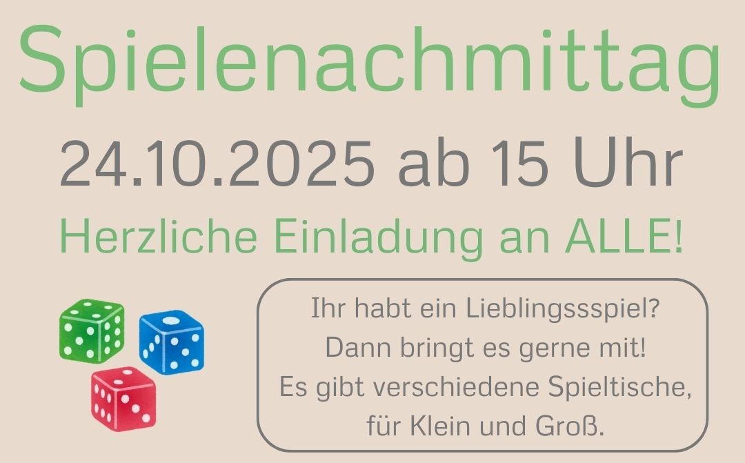 Spielenachmittag im Familienzentrum